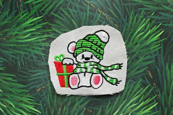 Christmas Teddy Bear Machine Embroidery Review