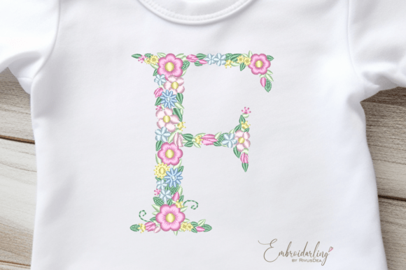 Floral Letter F Machine Embroidery Review