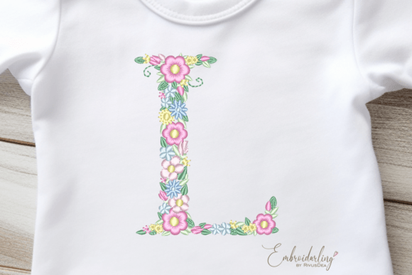 Floral Letter L Machine Embroidery Review for Seasonal Use