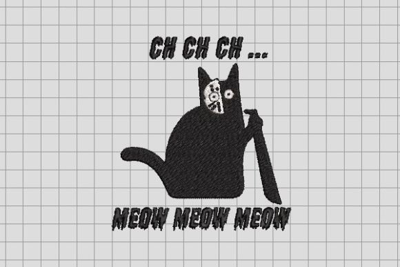 Halloween Horror Cat Embroidery Review