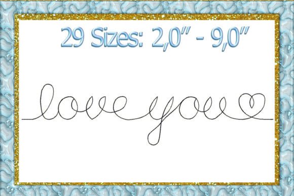 I Love You Embroidery Design Review