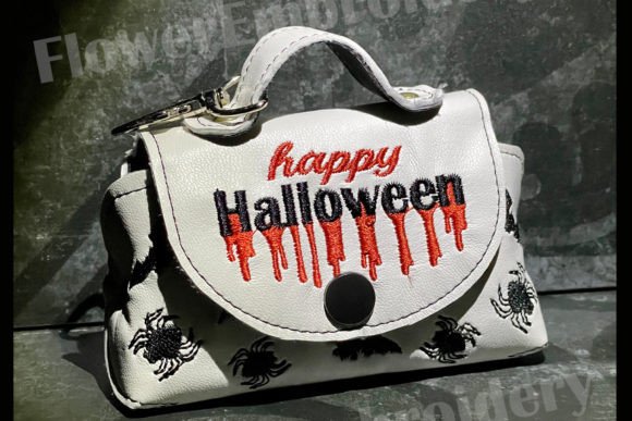 ITH Mini Bag Embroidery Happy Halloween Review