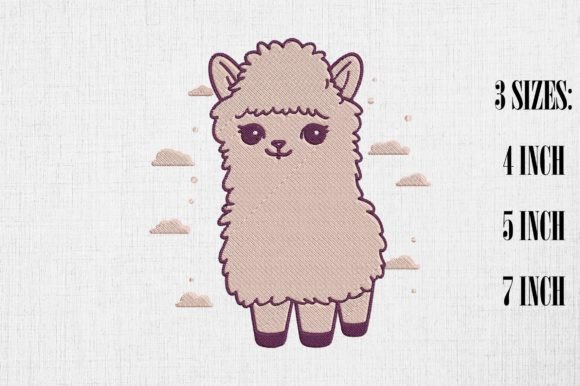 Kawaii Llama Embroidery Design Review