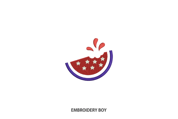Patriotic Watermelon Embroidery Design Review
