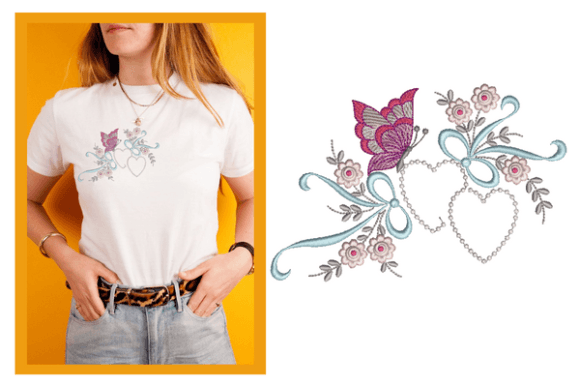 Rippled Butterfly Embroidery Designs Review