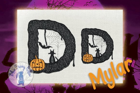 Spooky Letter D Review for Seasonal Embroidery